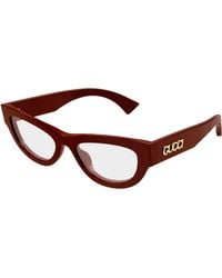 Gucci - Gg1836O 003 Optical Frames Acetate Transparent Cat Eye - Lyst
