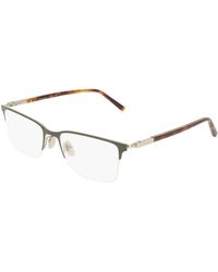 Ferragamo - Sf2238 322 Optical Frames Metal Squared Normal - Lyst
