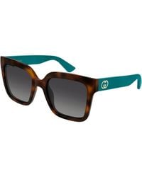 Gucci - Gg2190S 004 Sunglasses Injected Squared Nuanced - Lyst