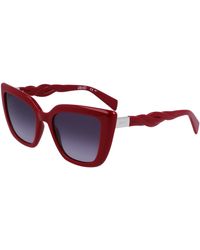 Liu Jo - Lj789S 600 Sunglasses Bio-Inject Cat Eye Normal Shaded - Lyst
