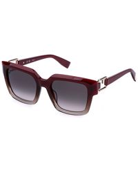 Furla - Sfu981 0Ah7 Sunglasses Acetate Squared Normal Nuanced - Lyst
