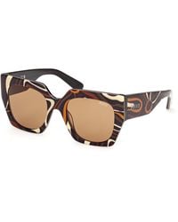 PUCCI - Ep0262 99E Sunglasses Acetate Geometric Normal - Lyst