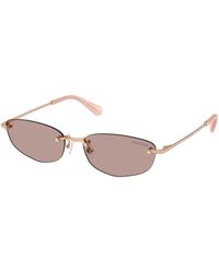 Swarovski - Sk7045D 40147N Sunglasses Metal Geometric Normal - Lyst