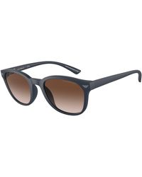 Emporio Armani - Ea4225U 508813 Sunglasses Injected Pantos Normal Shaded - Lyst