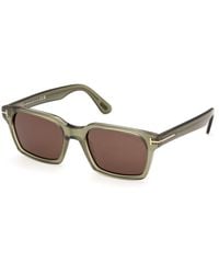 Tom Ford - Ft1403 Hayden-02 96E Sunglasses Acetate Squared Normal - Lyst