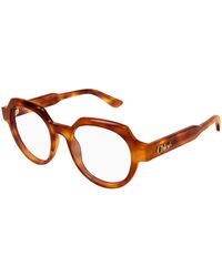 Chloé - Ch0379O 002 Optical Frames Acetate Transparent Geometric - Lyst