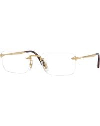 Persol - Po1030V Luc 515 Optical Frames Metal Transparent Squared Normal - Lyst