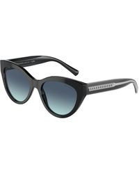 Tiffany & Co. - Tf4220 80019S Sunglasses Acetate Cat Eye Normal Shaded - Lyst