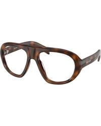 Prada - Pr C05S 20D08N Sunglasses Acetate Transparent Geometric Normal - Lyst