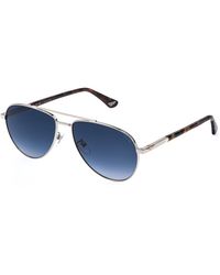 Police - Splr77 New Crossroads 6 579 Sunglasses Metal Pilot Normal Nuanced - Lyst