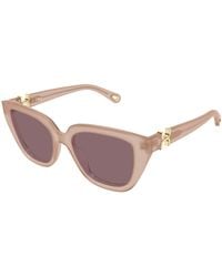 Chloé - Ch0410S 005 Sunglasses Acetate Cat Eye - Lyst