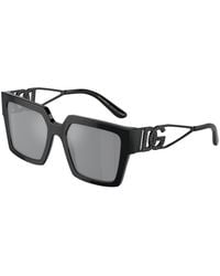 Dolce & Gabbana - Dg4446B 501/6G Sunglasses Acetate Squared Mirrored - Lyst
