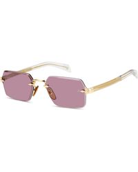 David Beckham - Db 7109/S Loj/4S Sunglasses Metal Geometric - Lyst