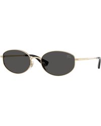 Burberry - Be3169 110987 Sunglasses Metal Round Normal - Lyst