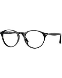 Persol - Po3092V 9014 Optical Frames Acetate Transparent Pantos Normal - Lyst