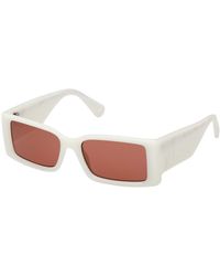 MAX&Co. - Mo0130 25E Sunglasses Injected Squared Normal - Lyst