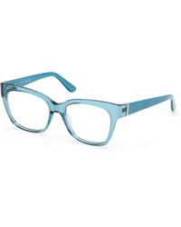 Guess - Gu50233 087 Optical Frames Acetate Squared Normal - Lyst