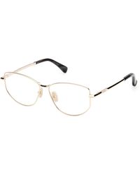 Max Mara - Mm5153 032 Optical Frames Metal Round Normal - Lyst
