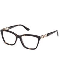 Guess - Gu50181 052 Optical Frames Acetate Squared Normal - Lyst