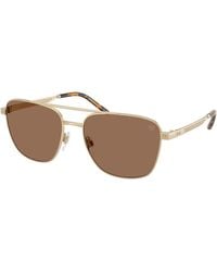 Ralph Lauren - Rl7091 947873 Sunglasses Steel Pilot Normal - Lyst