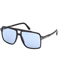 Tom Ford - Ft1177 Kemp 01V Sunglasses Acetate Squared Normal - Lyst