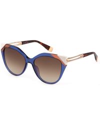 Furla - Sfu683 06Na Sunglasses Acetate Cat Eye Normal Shaded - Lyst