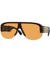 Versace - Ve4391 Gb1/7 Sunglasses Nylon Geometric Normal - Lyst