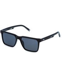 Fila - Sfib06 700P Sunglasses Acetate Smoke Squared - Lyst