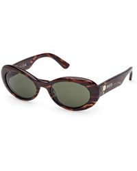 PUCCI - Ep0234 56N Sunglasses Acetate Round Normal - Lyst