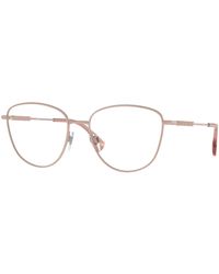 Burberry - Be1376 Virginia 1343 Optical Frames Steel Transparent Pantos Normal - Lyst