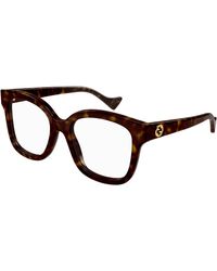 Gucci - Gg1258O 005 Optical Frames Plastic Squared - Lyst