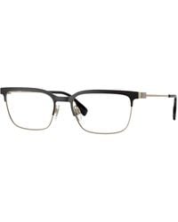 Burberry - Be1375 Douglas 1109 Optical Frames Metal Squared Normal - Lyst