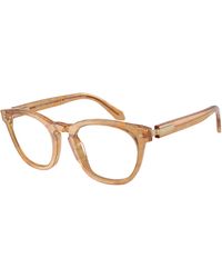 Giorgio Armani - Ar7284 6300 Optical Frames Acetate Round Normal - Lyst