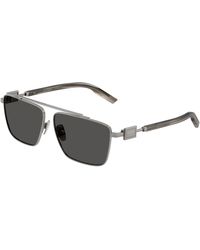 Dolce & Gabbana - Dg2336 04/87 Sunglasses Metal Squared Normal - Lyst