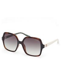 Guess - Gu7921-H 52P Sunglasses Injected Squared Normal Shaded - Lyst