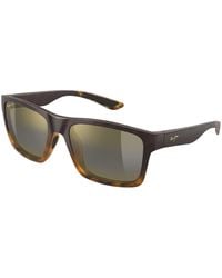 Maui Jim - Mj0897S 004 Occhiali Da Sole Iniettato Bronzo Squadrata - Lyst