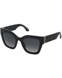 Twinset - Stw104 700 Sunglasses Acetate Smoke Squared Normal Shaded - Lyst