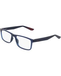 Nike - 7416 410 Optical Frames Bio-Injected Squared Normal - Lyst