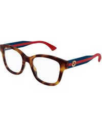Gucci - Gg1863O 002 Optical Frames Acetate Transparent Squared - Lyst