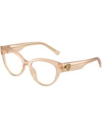 Dolce & Gabbana - Dg3440 3089 Optical Frames Acetate Transparent Cat Eye Normal - Lyst