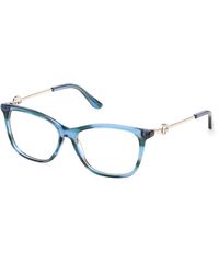 Guess - Gu50349 092 Optical Frames Acetate Squared Normal - Lyst