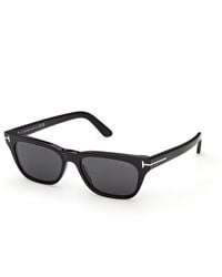 Tom Ford - Ft1362 Penn-02 01A Sunglasses Acetate Smoke Squared Normal - Lyst