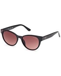 Guess - Gu00128 01F Sunglasses Injected Cat Eye Normal - Lyst