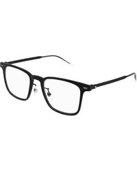 Montblanc - Mb0395On 002 Optical Frames Injected Transparent Squared - Lyst