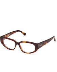 Max Mara - Mm5258 52 Optical Frames Acetate Geometric Normal - Lyst