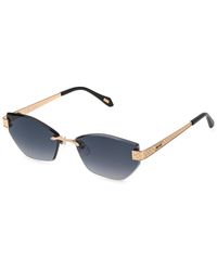 Just Cavalli - Sjc202 300 Sunglasses Metal Smoke Geometric Normal Nuanced - Lyst