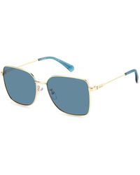 Polaroid - Pld 4158/G/S/X Oga/C3 Sunglasses Metal Squared Polarized - Lyst
