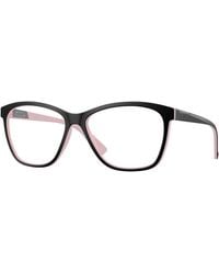 Oakley - Ox8155 Alias 815503 Optical Frames O_Matter Transparent Round Normal - Lyst