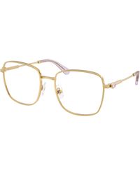 Swarovski - Sk1036 4036 Optical Frames Metal Transparent Squared Normal - Lyst