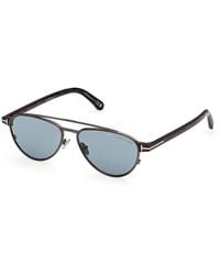 Tom Ford - Ft1361 Anthony-02 08V Sunglasses Metal Pilot Normal - Lyst